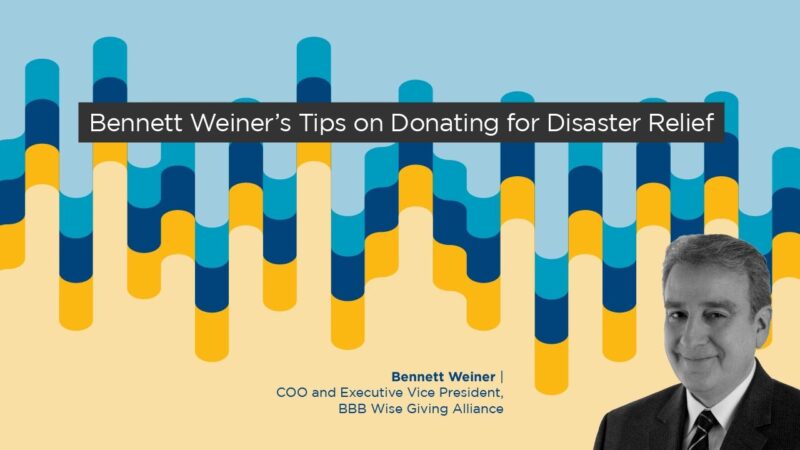 BBB Wise Giving Alliance, Bennett Weiner