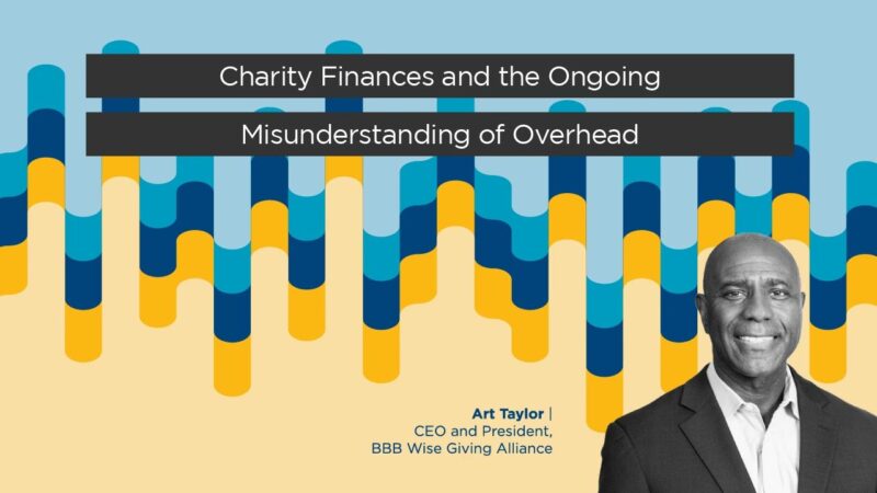 Art Taylor on Charity Finances