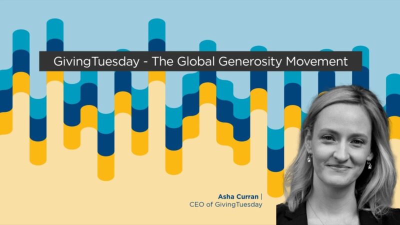 Asha Curran, CEO of GivingTuesday