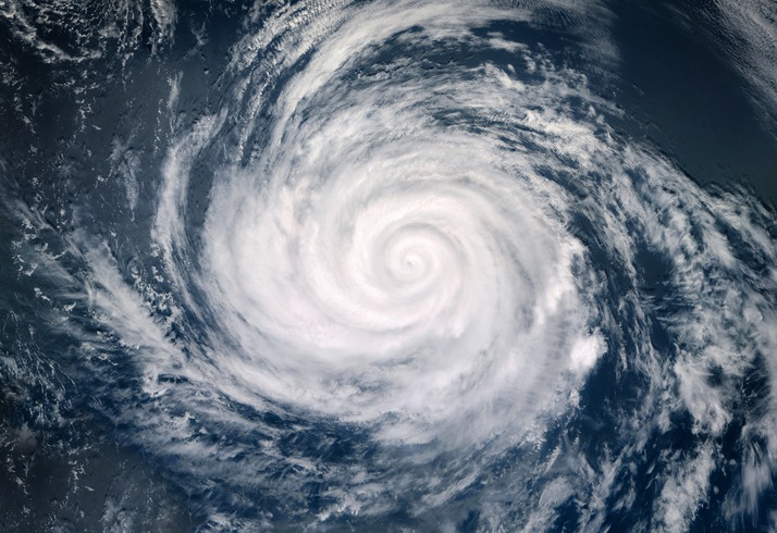 image of a hurricane support relief efforts