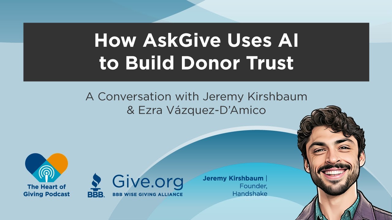 AskGive & Building Trust with AI – Jeremy Kirshbaum & Ezra Vázquez-D’Amico
